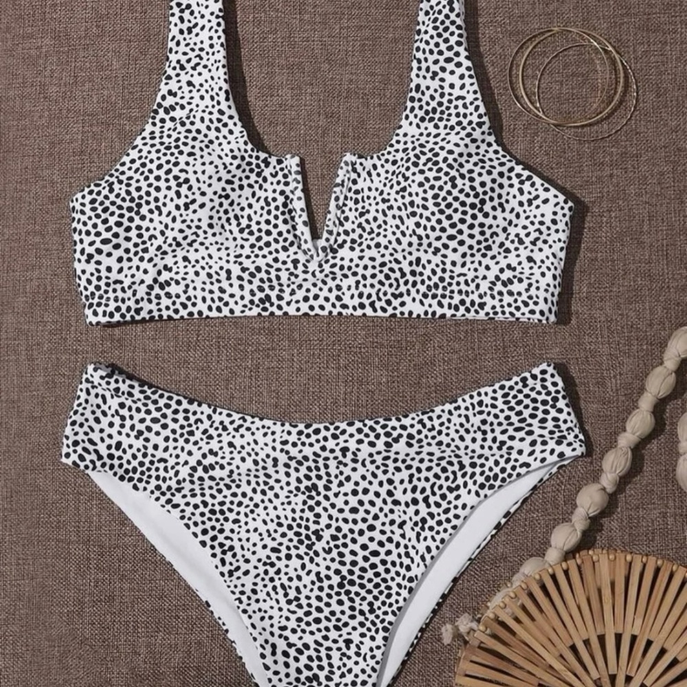 Cheetah print swimsuit